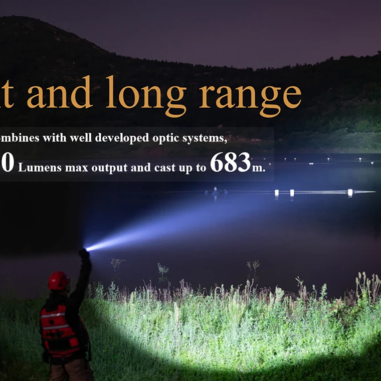 Linterna LED Sofirn IF22A con Óptica TIR de 2100lm, Recargable 21700 USB C, Potente Linterna EDC, Linterna para Exteriores, para Pesca 16