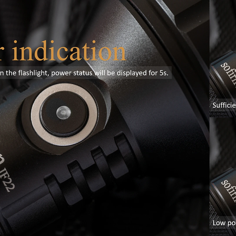 Linterna LED Sofirn IF22A con Óptica TIR de 2100lm, Recargable 21700 USB C, Potente Linterna EDC, Linterna para Exteriores, para Pesca 18