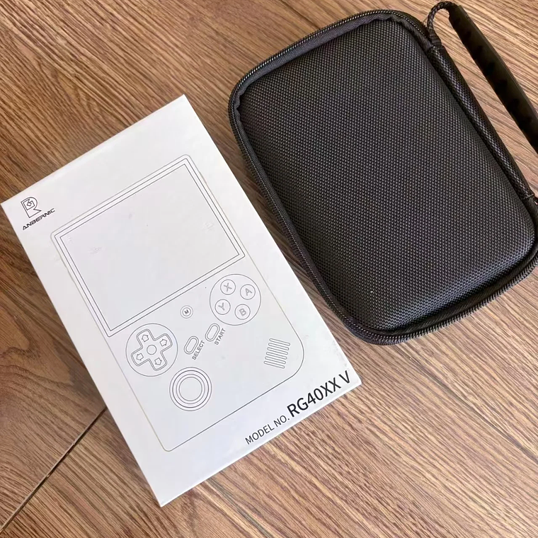 ANBERNIC-consola de juegos portátil Retro RG40XXV, sistema Linux de 64 bits, pantalla IPS de 4 