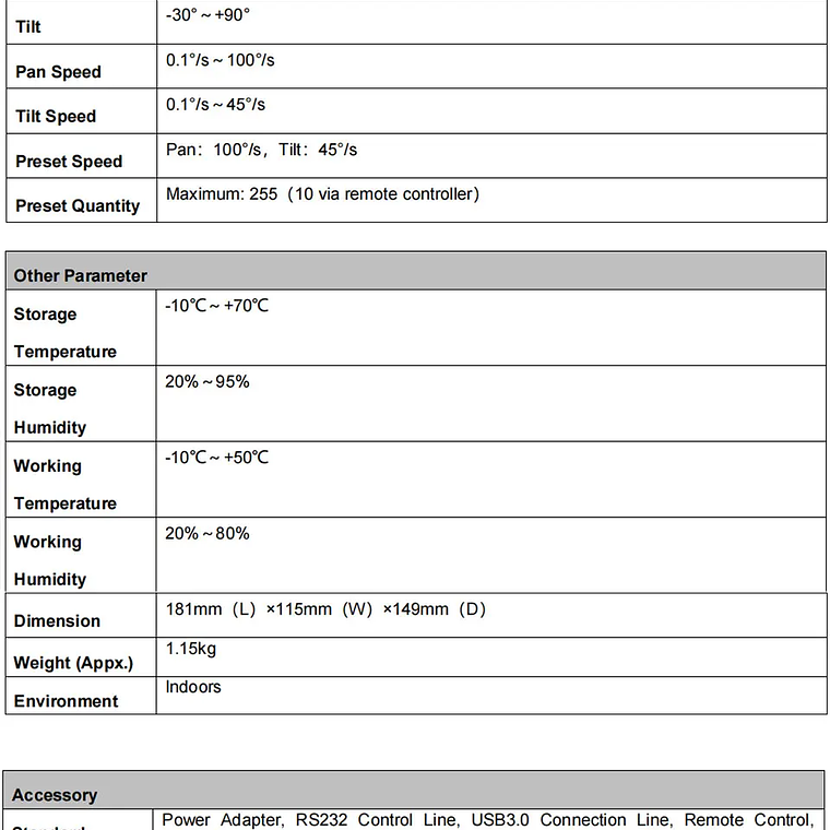 Cámara Runpu 1080p NDI PTZ con Zoom óptico 12/20/30X, seguimiento automático AI, cámara HDMI PTZ, compatible con POE para servicio al vivo de adoración en la iglesia 28