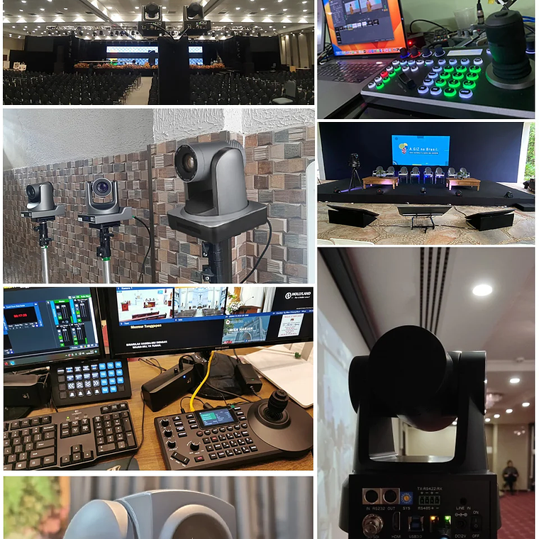 Cámara Runpu 1080p NDI PTZ con Zoom óptico 12/20/30X, seguimiento automático AI, cámara HDMI PTZ, compatible con POE para servicio al vivo de adoración en la iglesia 33