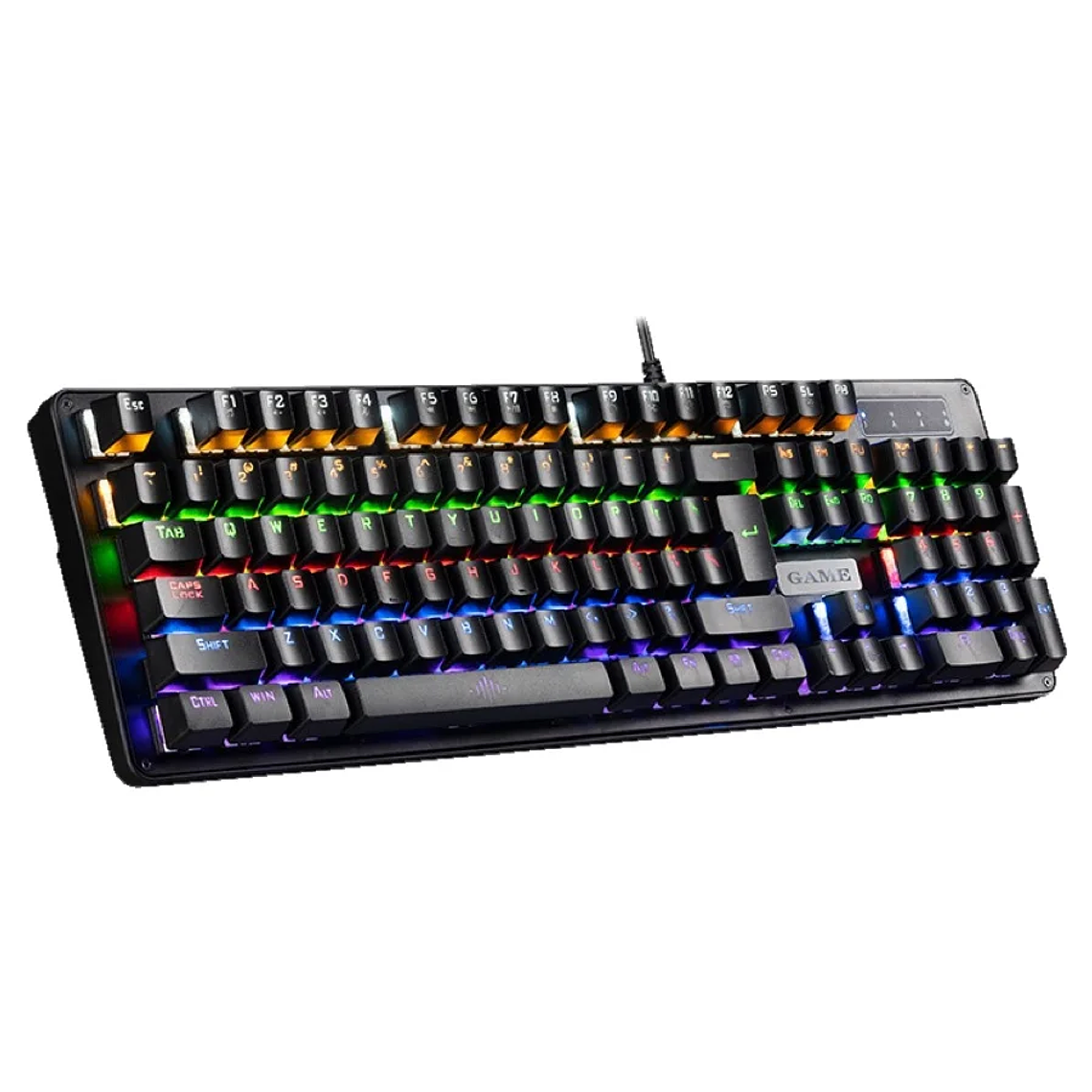 Teclado semimecánico Rgb para Gamer, JK-9122 antighosting 2