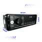 Radio de sonido para coche, Mp3 C, Bluetooth, 2 Usb, Aux Pen Drive - Miniatura 6