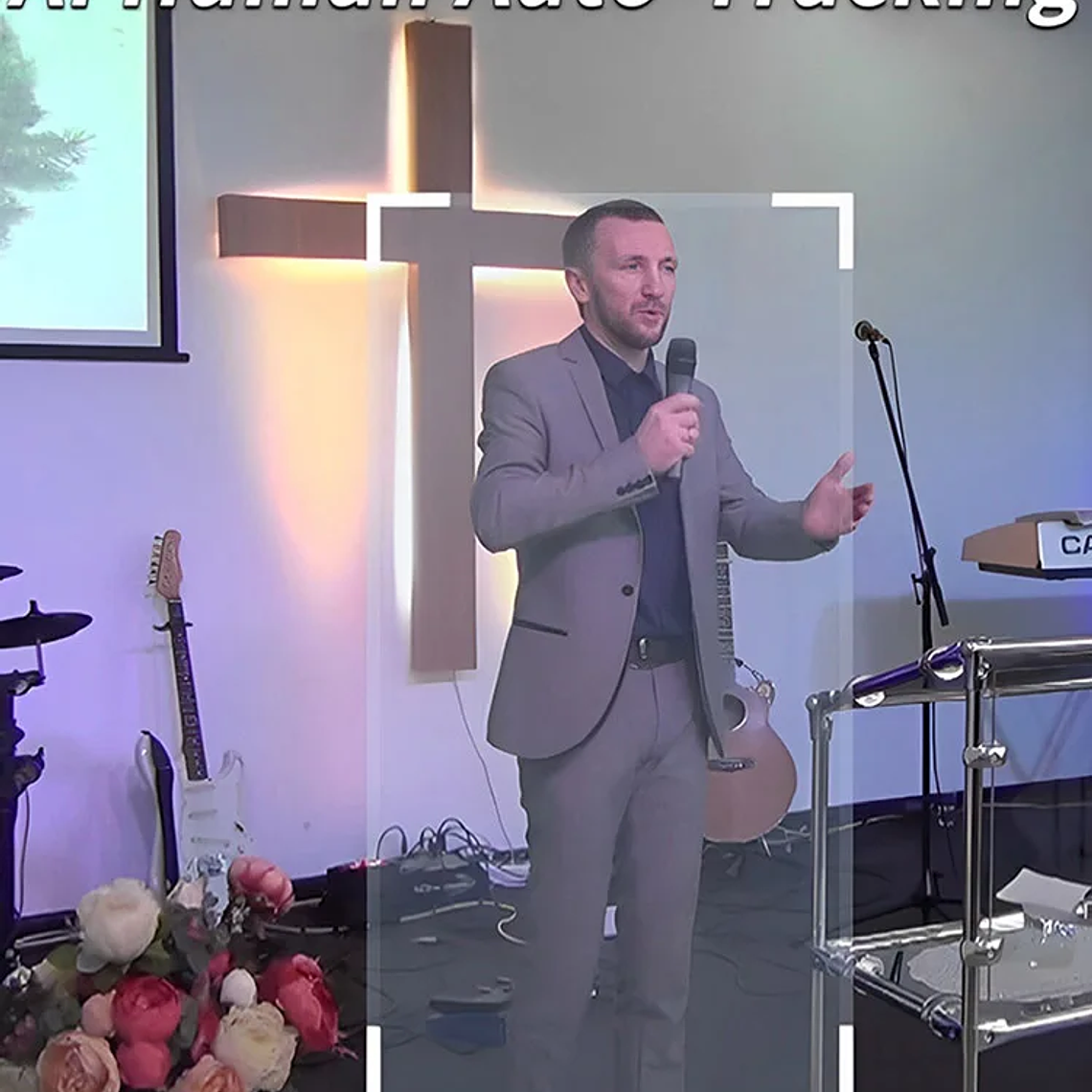 Cámara Runpu 1080p NDI PTZ con Zoom óptico 12/20/30X, seguimiento automático AI, cámara HDMI PTZ, compatible con POE para servicio al vivo de adoración en la iglesia 3