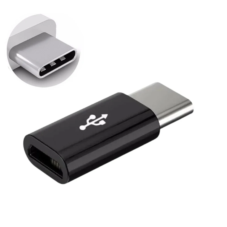 Adaptador USB V8 a tipo C OTG 3