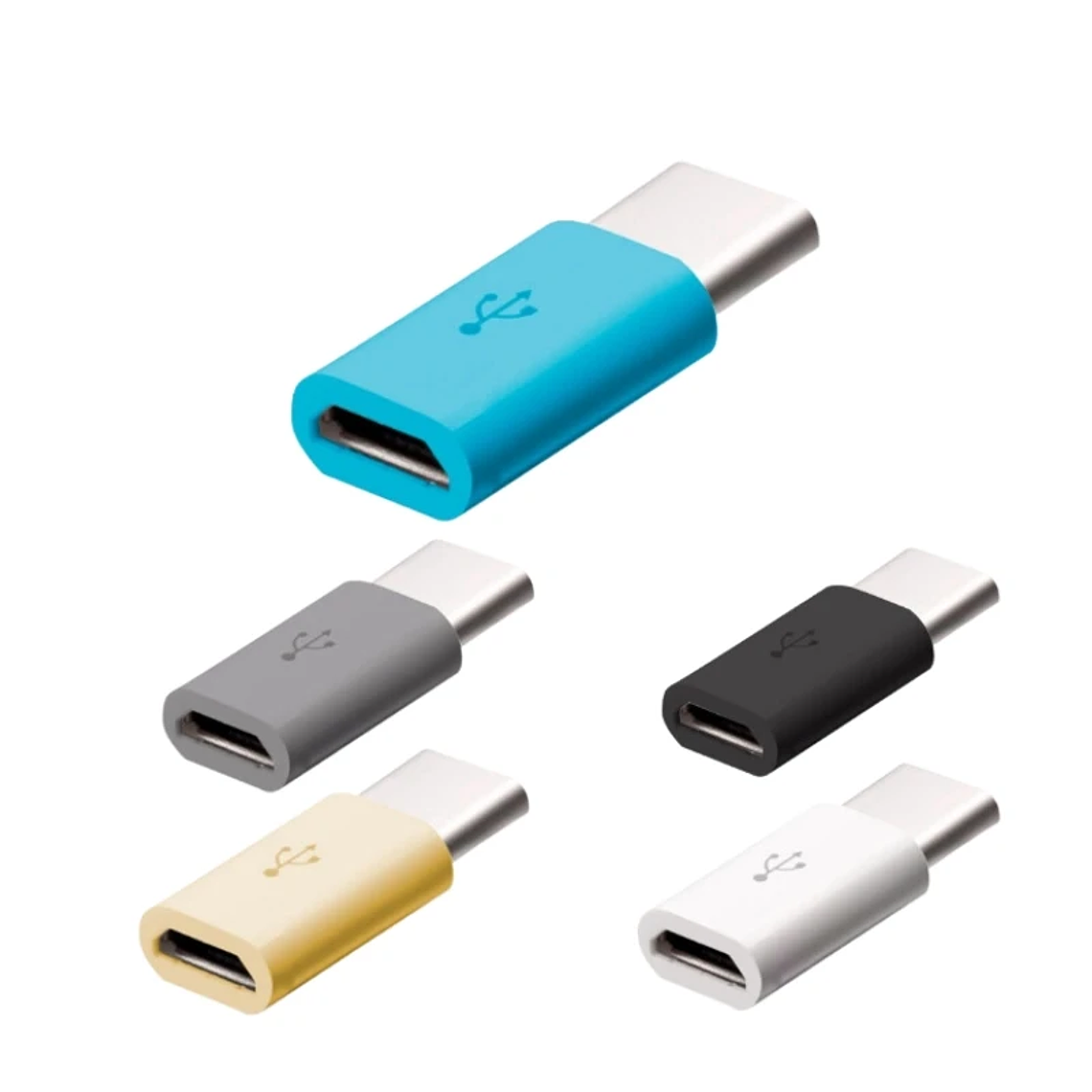 Adaptador USB V8 a tipo C OTG 5