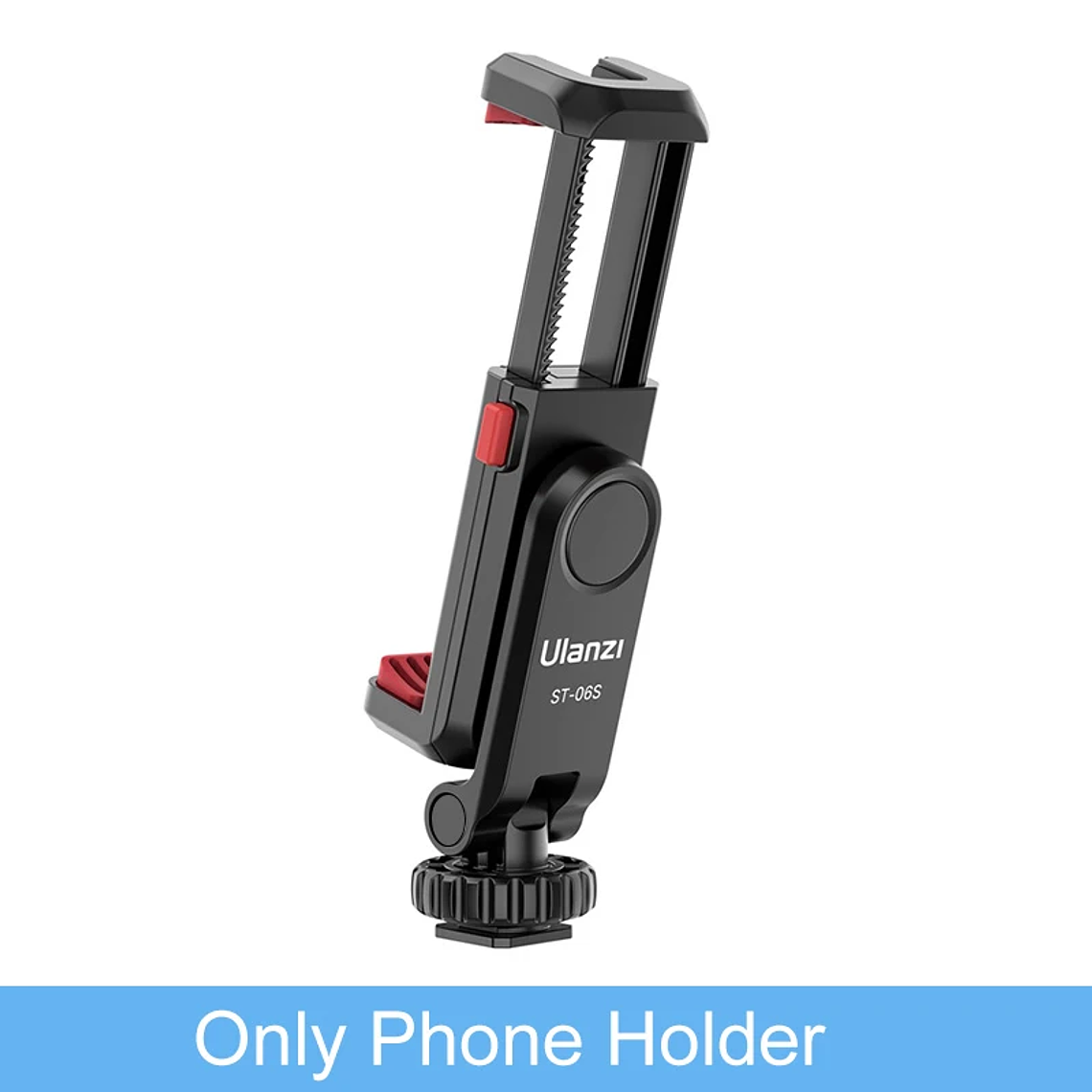 Ulanzi ST-06S soporte de montaje de teléfono de disparo Vertical soporte de Monitor de cámara DSLR abrazadera de montaje de trípode para teléfono inteligente vídeo Vlog 7