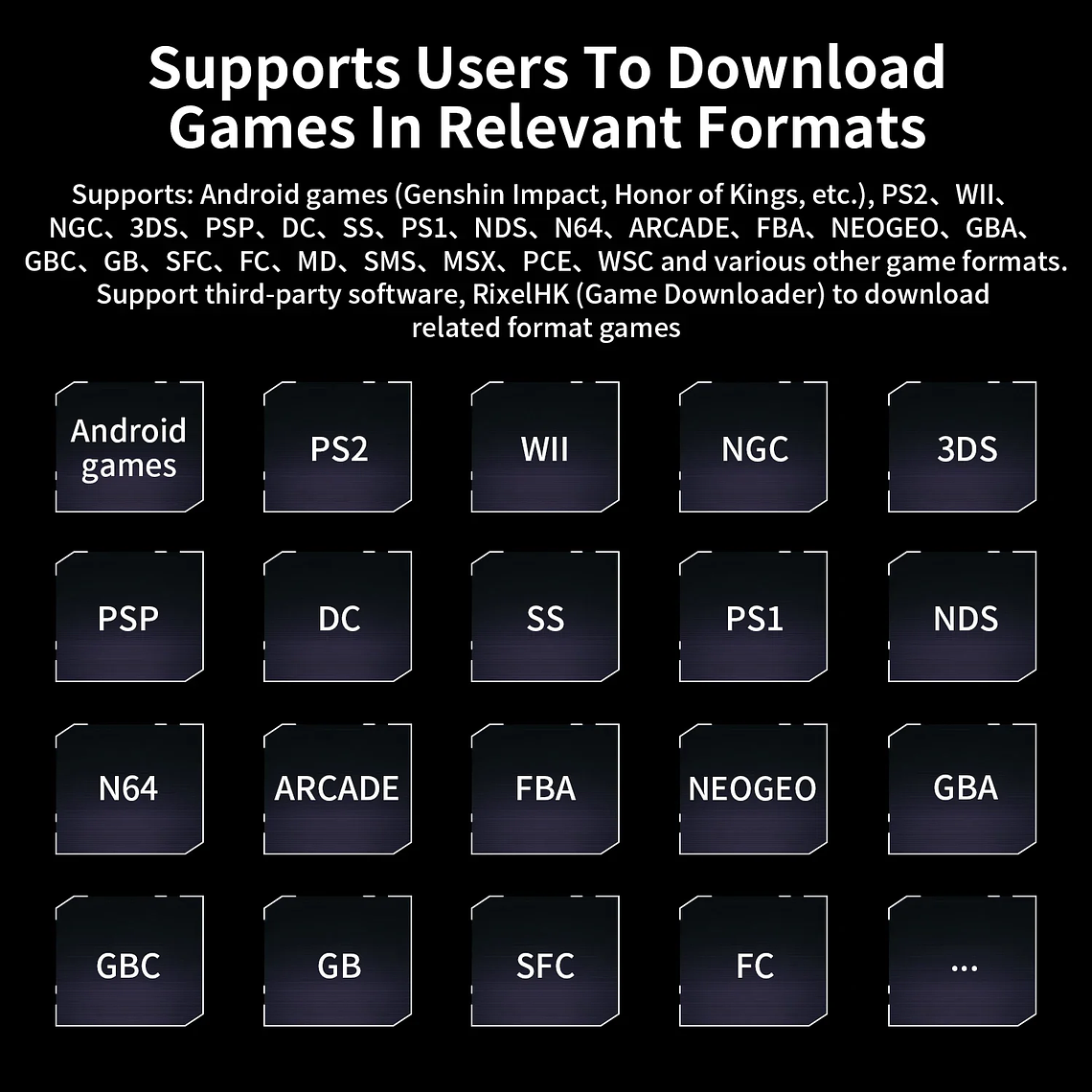 Anbernic RG 476H consola de juegos portátil Retro 4,7 