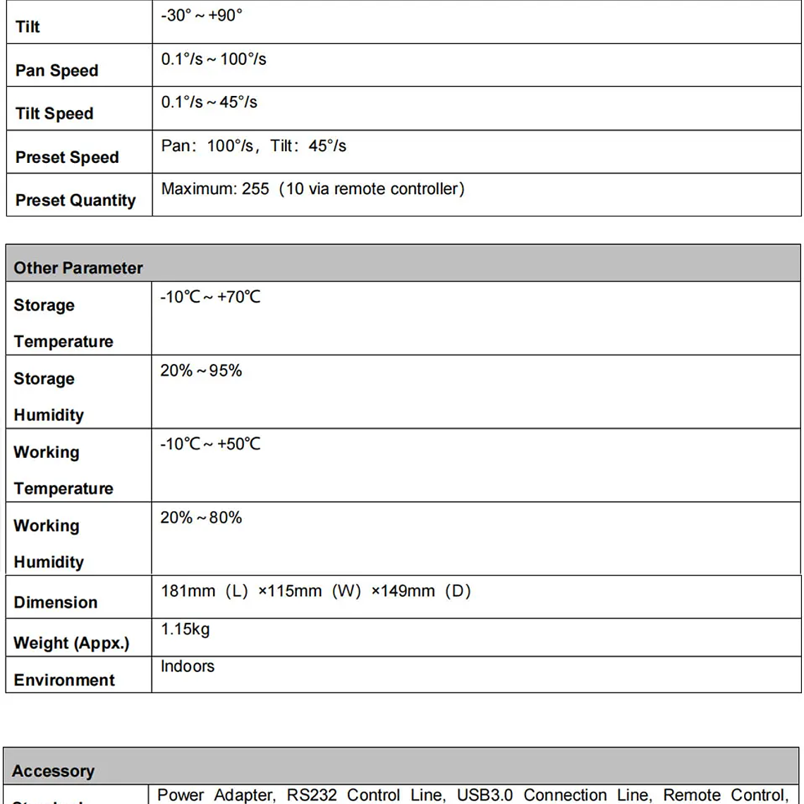 Cámara Runpu 1080p NDI PTZ con Zoom óptico 12/20/30X, seguimiento automático AI, cámara HDMI PTZ, compatible con POE para servicio al vivo de adoración en la iglesia 28