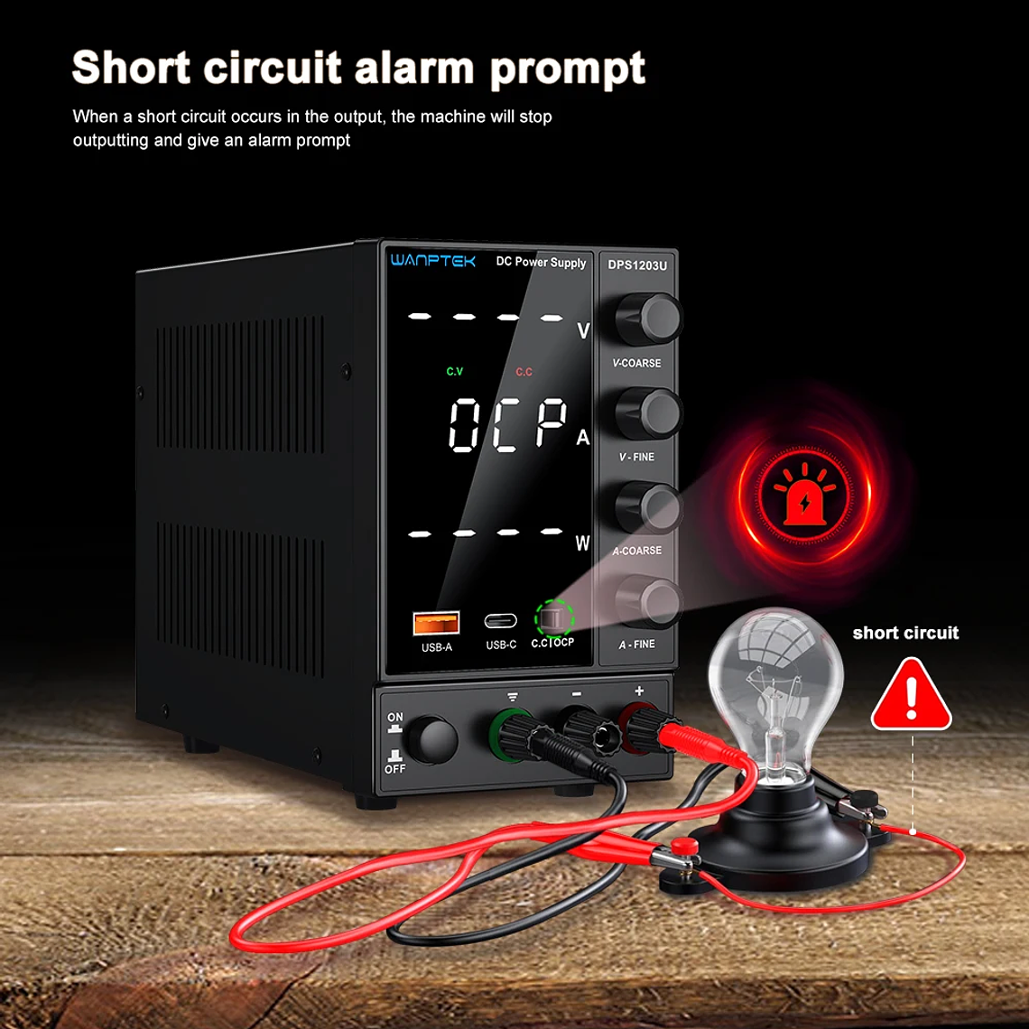 Wanptek DC fuente de alimentación de laboratorio 30V 10A 60V 5A 120V 3A voltaje ajustable corriente aplicable voltaje 110V 220V fuente de alimentación 32