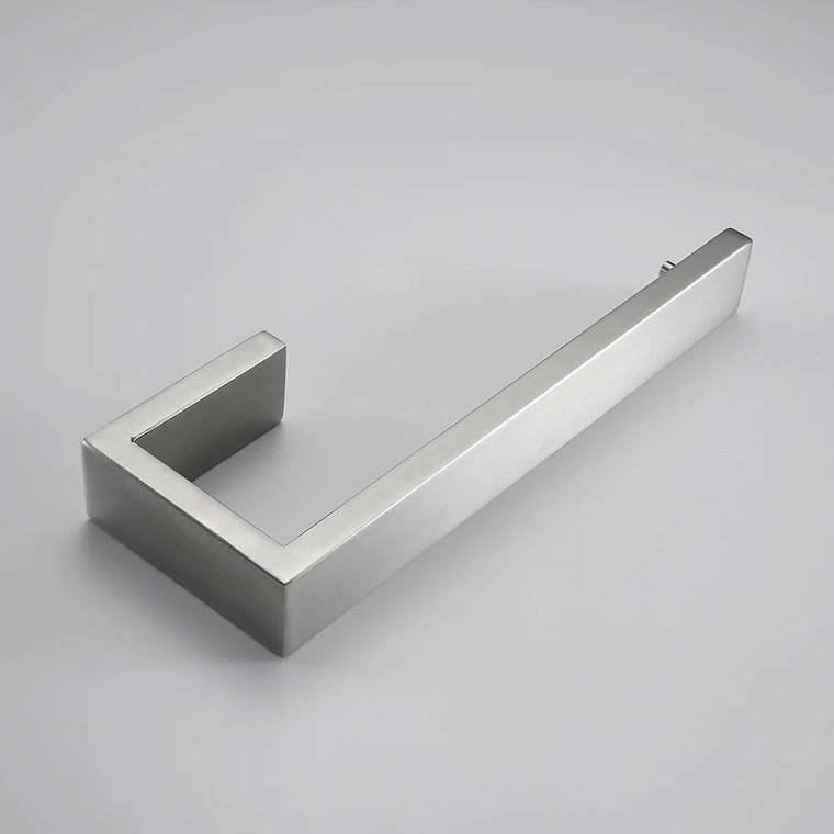 Soporte de papel higiénico con ganchos para toallas, Kit de accesorios para baño, barra de acero inoxidable, montaje de Metal para dormitorio, juegos de herrajes para cocina y baño 4