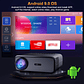 Proyector ThundeaL Full Auto HD 1080P WiFi 6 Android TD97 Pro TD97Pro Proyector Video Película en casa IOS Teléfono inteligente Proyector de TV 3D - Miniatura 2