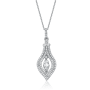 TD Collette Z Sterling Silver Fine Pendant Necklace with Cubic Zirconia