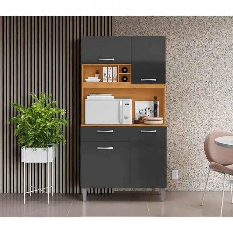 Malva 4 Puertas 1 Cajón Cocina Compacta Aramobile 1