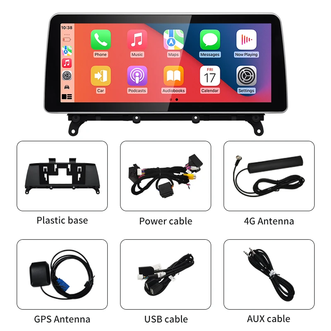 STWEI nuevo ID6 ID7 ID8 UI 12,3 pulgadas sistema Android inalámbrico Carplay AUTO para BMW X3 F25 X4 F26 CIC NBT reproductores de vídeo para coche GPS Navi 5
