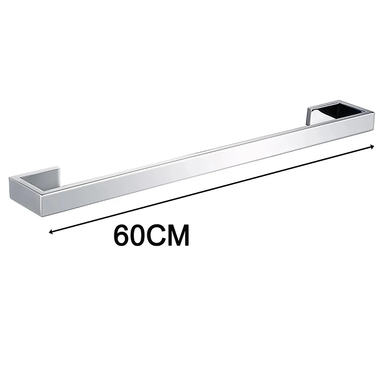 Soporte de papel higiénico con ganchos para toallas, Kit de accesorios para baño, barra de acero inoxidable, montaje de Metal para dormitorio, juegos de herrajes para cocina y baño 16