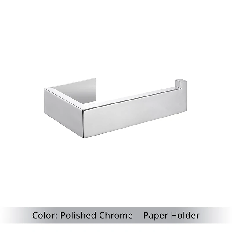 Soporte de papel higiénico con ganchos para toallas, Kit de accesorios para baño, barra de acero inoxidable, montaje de Metal para dormitorio, juegos de herrajes para cocina y baño 17