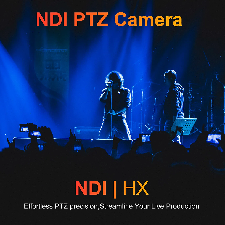 Cámara PTZ NDI Runpu 4K30fps con Zoom Óptico 20X, Seguimiento por IA, HDMI, LAN, POE, para Transmisión en Vivo, Videoconferencias y Sistemas de Video 14