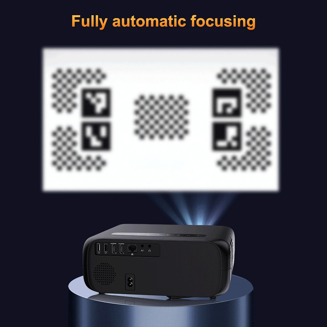 Proyector ThundeaL Full Auto HD 1080P WiFi 6 Android TD97 Pro TD97Pro Proyector Video Película en casa IOS Teléfono inteligente Proyector de TV 3D 12