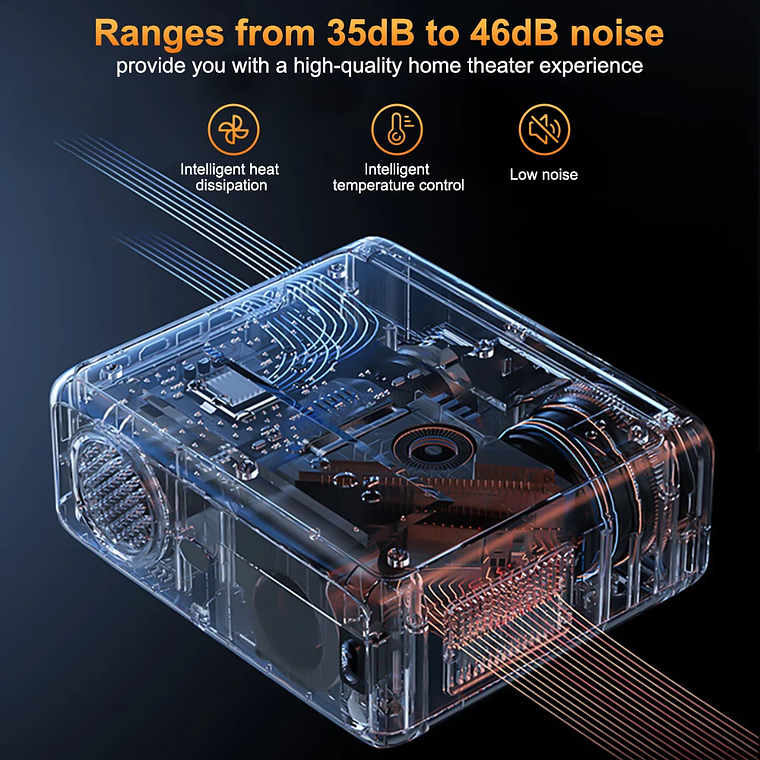 Proyector ThundeaL Full Auto HD 1080P WiFi 6 Android TD97 Pro TD97Pro Proyector Video Película en casa IOS Teléfono inteligente Proyector de TV 3D 21