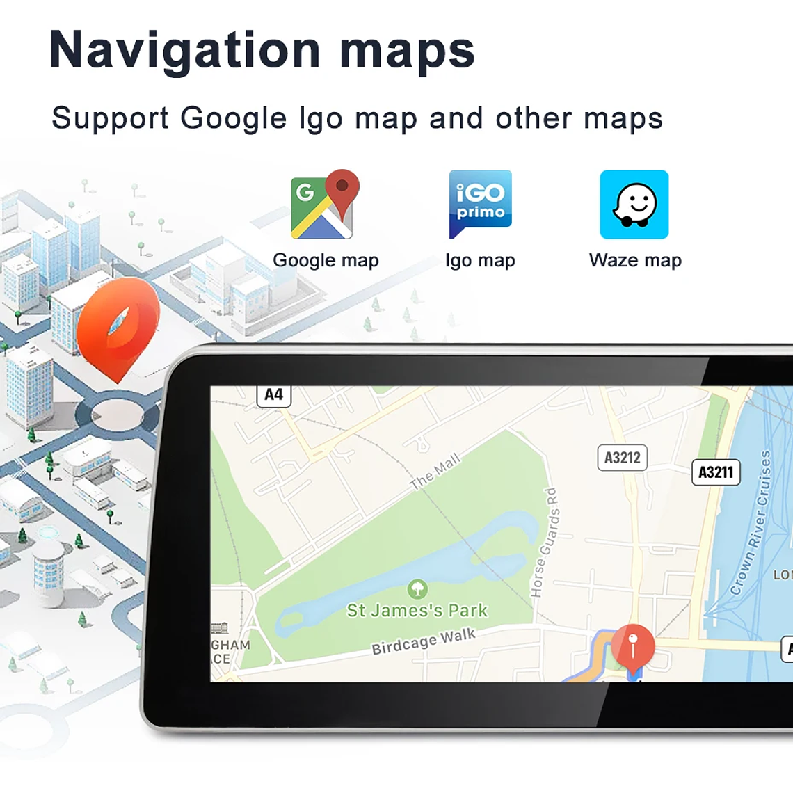 STWEI nuevo ID6 ID7 ID8 UI 12,3 pulgadas sistema Android inalámbrico Carplay AUTO para BMW X3 F25 X4 F26 CIC NBT reproductores de vídeo para coche GPS Navi 24