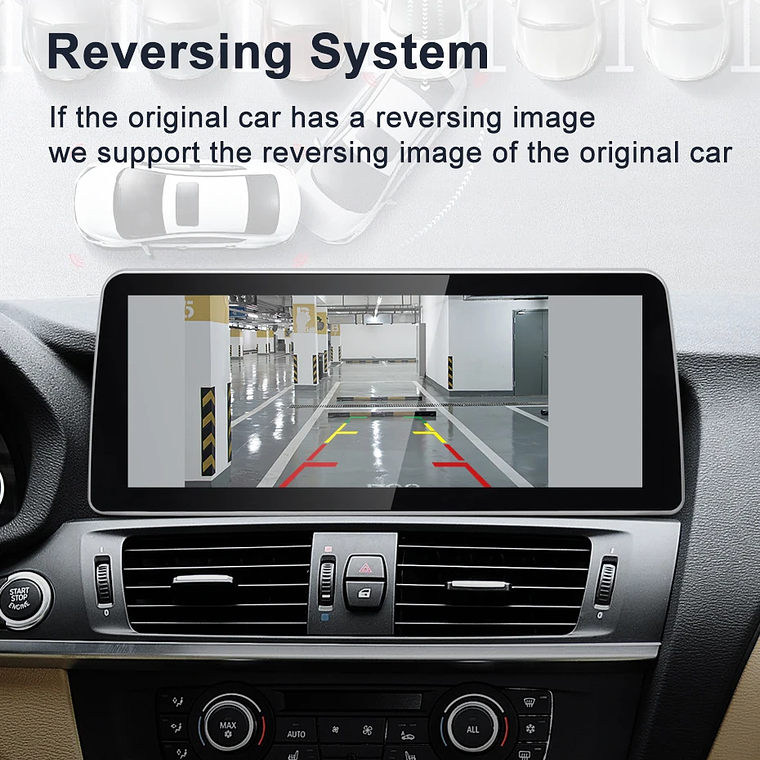 STWEI nuevo ID6 ID7 ID8 UI 12,3 pulgadas sistema Android inalámbrico Carplay AUTO para BMW X3 F25 X4 F26 CIC NBT reproductores de vídeo para coche GPS Navi 27