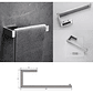 Soporte de papel higiénico con ganchos para toallas, Kit de accesorios para baño, barra de acero inoxidable, montaje de Metal para dormitorio, juegos de herrajes para cocina y baño - thumbnail 43