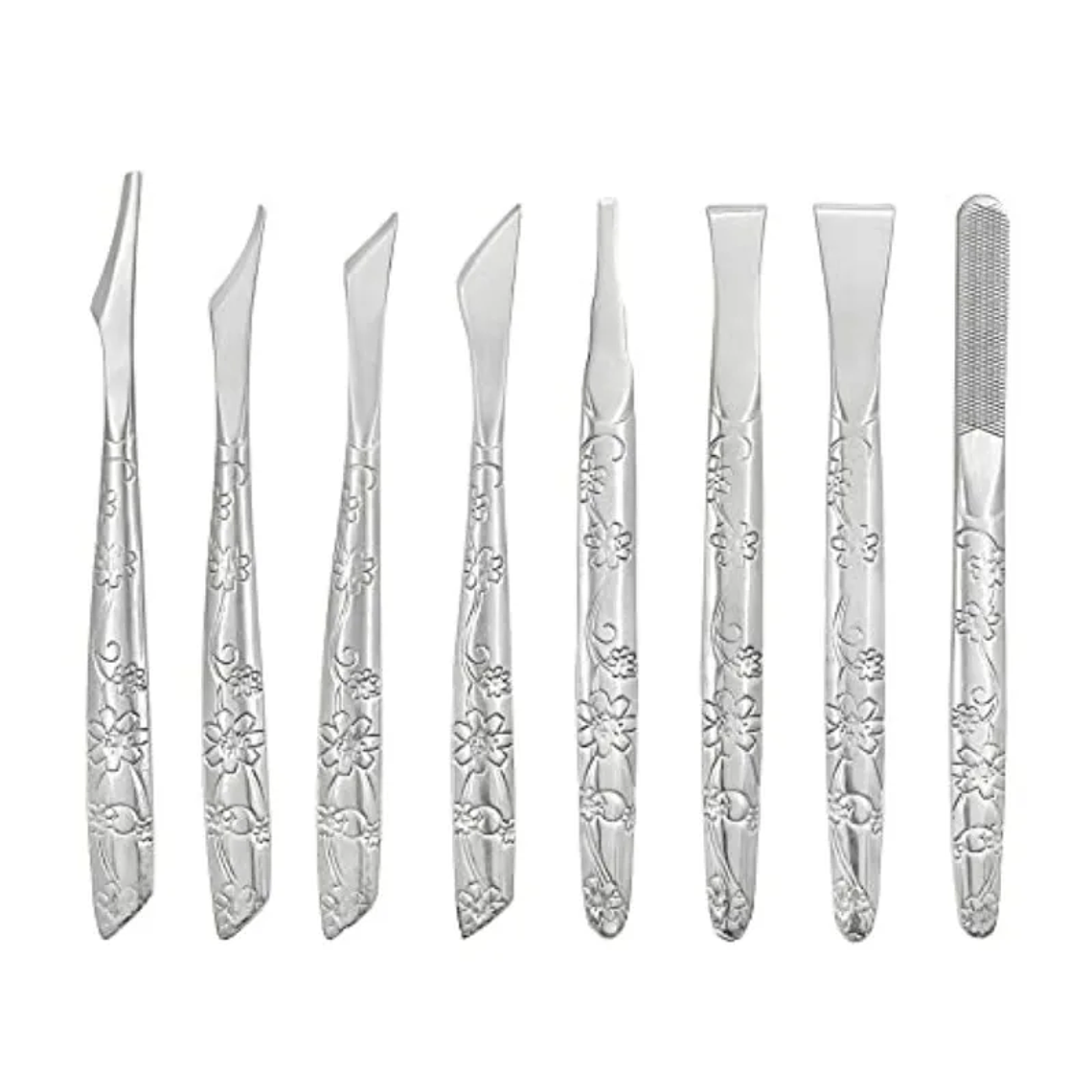 Cuchillo para artesanía de cuero, herramienta de corte de 8 piezas, mango afilado, 1 Juego 1