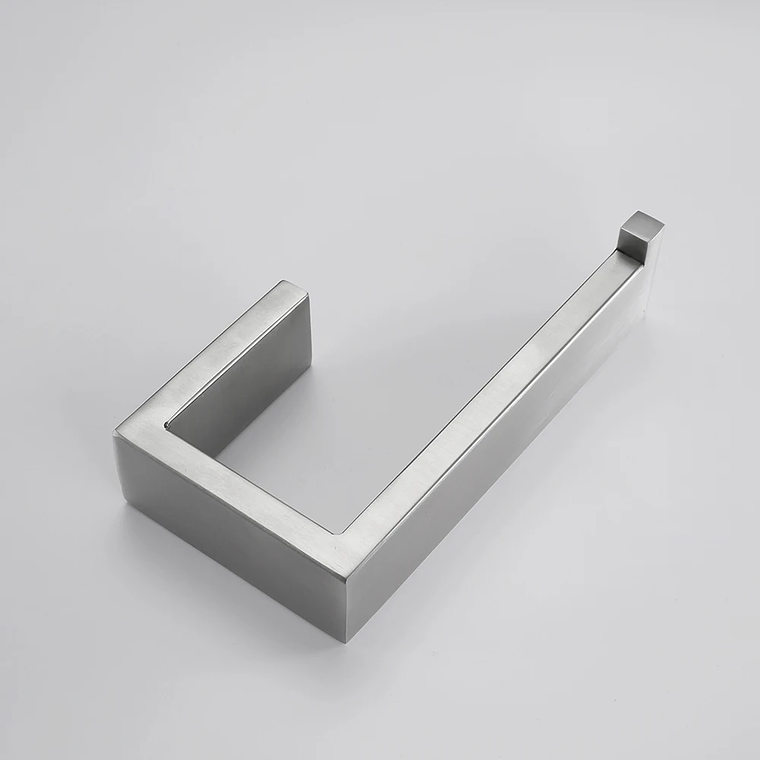 Soporte de papel higiénico con ganchos para toallas, Kit de accesorios para baño, barra de acero inoxidable, montaje de Metal para dormitorio, juegos de herrajes para cocina y baño 5