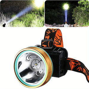 Antorcha de cabeza/faro LED USB recargable súper brillante faro de trabajo