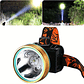 Antorcha de cabeza/faro LED USB recargable súper brillante faro de trabajo - Miniatura 2