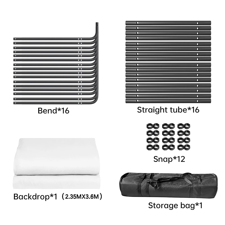 Soporte de fondo SH 240x400cm con telón de fondo verde para fotografía, fondo para grabación de video en vivo. 8