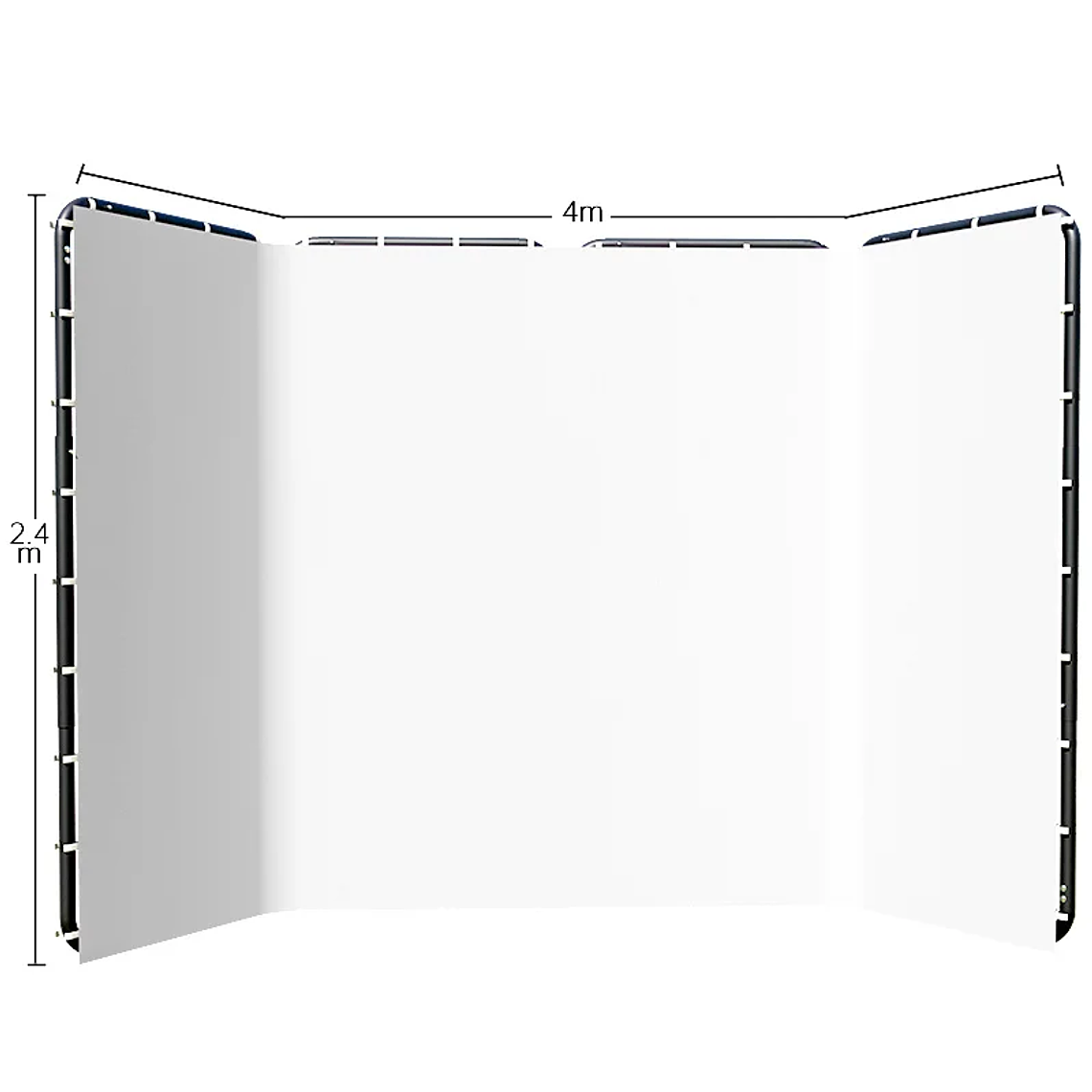 Soporte de fondo SH 240x400cm con telón de fondo verde para fotografía, fondo para grabación de video en vivo. 10