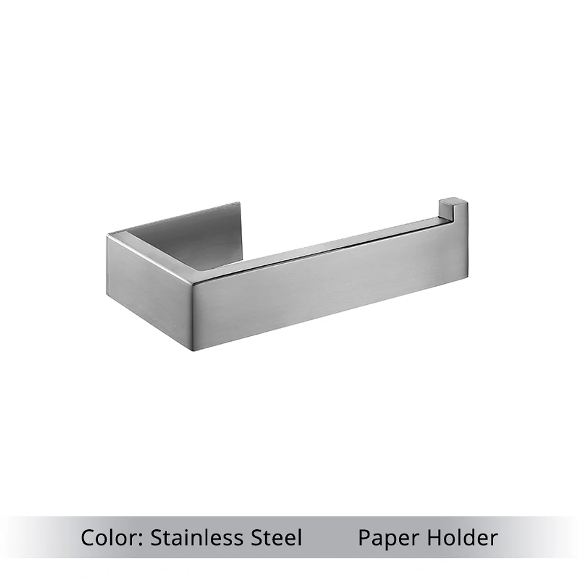 Soporte de papel higiénico con ganchos para toallas, Kit de accesorios para baño, barra de acero inoxidable, montaje de Metal para dormitorio, juegos de herrajes para cocina y baño 13