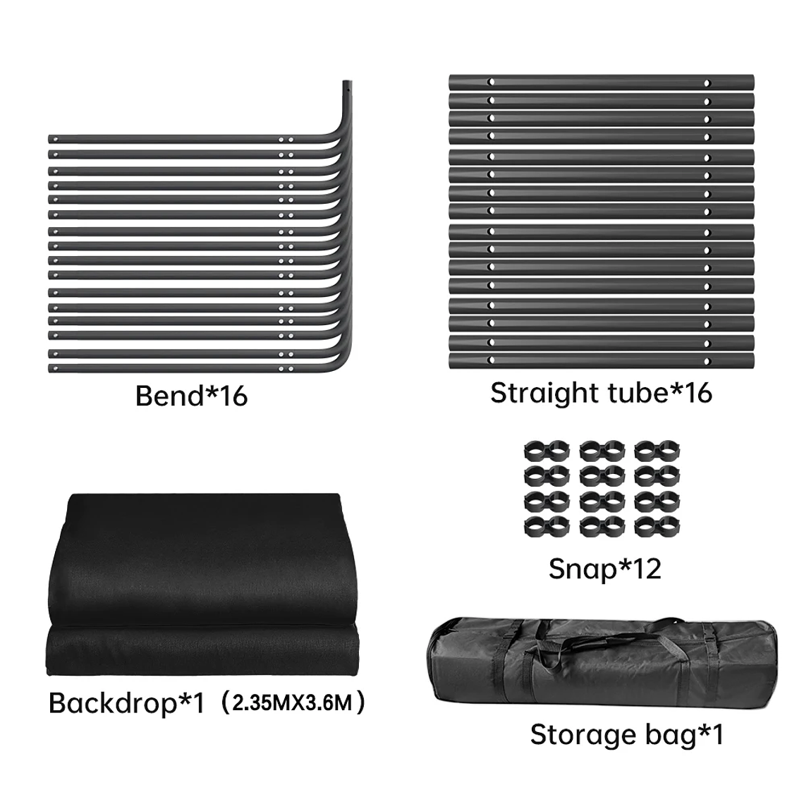 Soporte de fondo SH 240x400cm con telón de fondo verde para fotografía, fondo para grabación de video en vivo. 16
