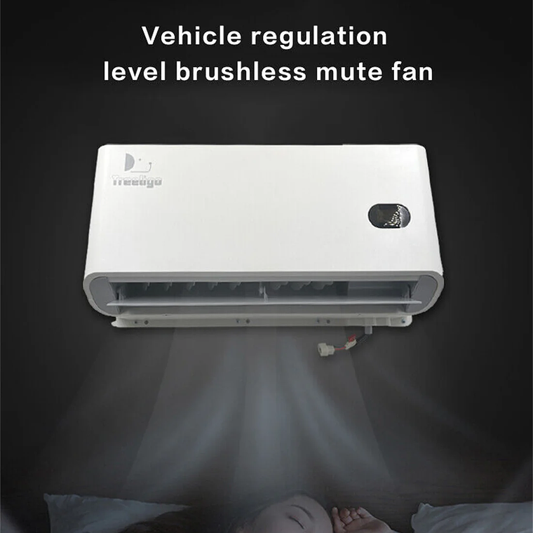 Treeligo 10500BTU aire acondicionado de refrigeración de estacionamiento eléctrico para coche 12V/24V unidad de aire acondicionado de aire dividido para camión caravana Camper Van RV 12