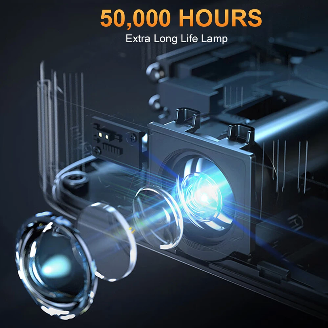 Proyector ThundeaL Full Auto HD 1080P WiFi 6 Android TD97 Pro TD97Pro Proyector Video Película en casa IOS Teléfono inteligente Proyector de TV 3D 22