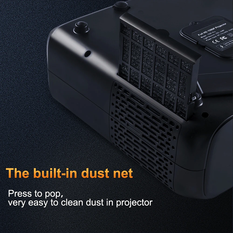 Proyector ThundeaL Full Auto HD 1080P WiFi 6 Android TD97 Pro TD97Pro Proyector Video Película en casa IOS Teléfono inteligente Proyector de TV 3D 28