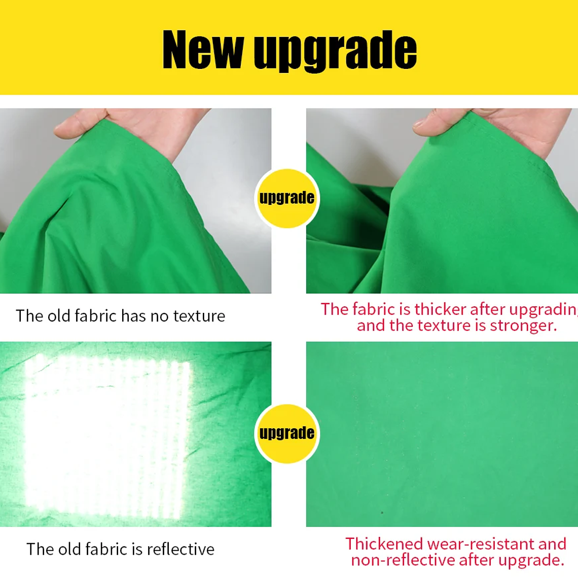 Soporte de fondo SH 240x400cm con telón de fondo verde para fotografía, fondo para grabación de video en vivo. 28