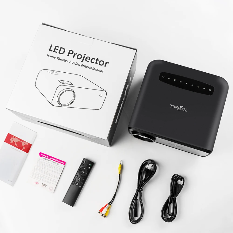 Proyector ThundeaL Full Auto HD 1080P WiFi 6 Android TD97 Pro TD97Pro Proyector Video Película en casa IOS Teléfono inteligente Proyector de TV 3D 30