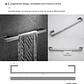 Soporte de papel higiénico con ganchos para toallas, Kit de accesorios para baño, barra de acero inoxidable, montaje de Metal para dormitorio, juegos de herrajes para cocina y baño - Miniatura 44