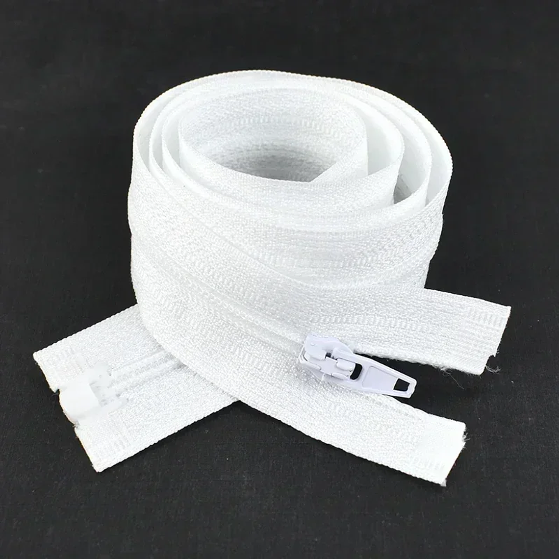 5 piezas 3 #   Cremallera de nailon de 40-300cm con bloqueo automático, extremo abierto, chaqueta, abrigo, zapatos, equipo para exteriores, sujetadores de costura, accesorios de Hardware de reparaci� 8