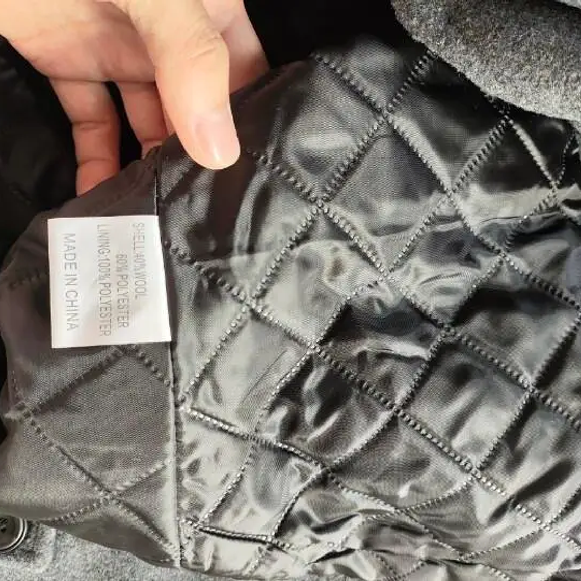 Chaqueta de negocios informal para hombre, tallas Eur, otoño e invierno, abrigo de lana 40% de lana con doble botonadura de gama alta, gabardina cálida 10