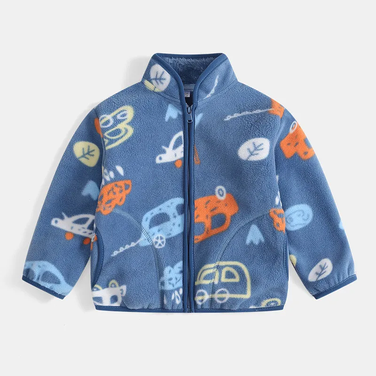 Abrigos de dibujos animados para niños, moda de otoño, ropa para niños de 1 a 2, 4, 6, 8 años, chaqueta de lana cálida para invierno para bebés y niñas 9