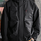 Maden Chaqueta con capucha funcional informal con múltiples bolsillos Abrigo deportivo al aire libre suelto negro para chaqueta versátil de primavera y otoño para hombres - Thumbnail 21