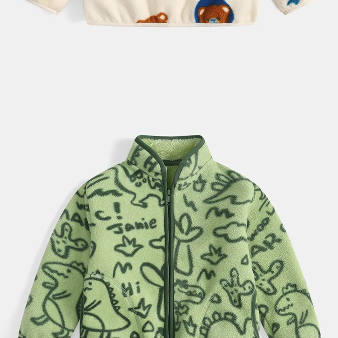 Abrigos de dibujos animados para niños, moda de otoño, ropa para niños de 1 a 2, 4, 6, 8 años, chaqueta de lana cálida para invierno para bebés y niñas 32