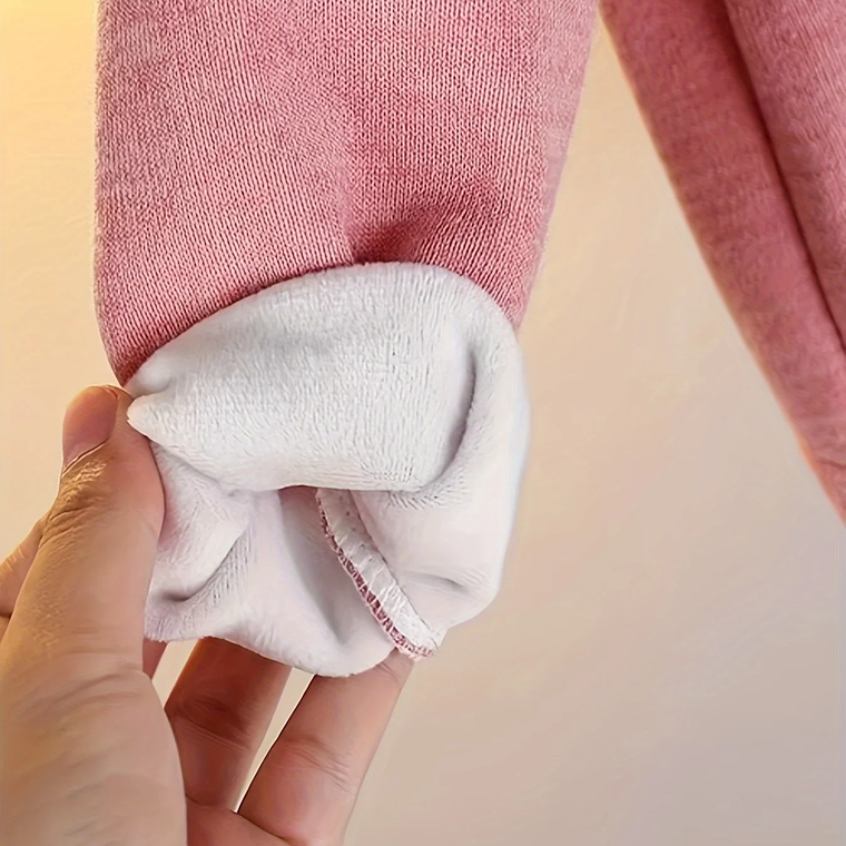 Cárdigan para niños niña conejo bordado hoja de loto cuello redondo niñas suéter Top de punto 3