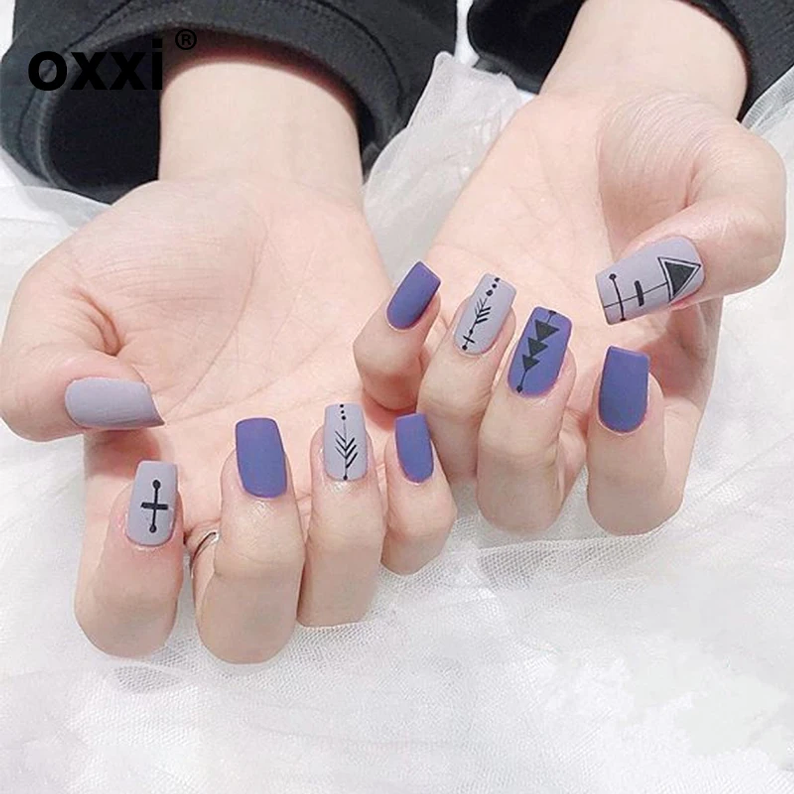 OXXI, nuevo abrigo superior mate de terciopelo, barniz de Gel UV semipermanente para uñas, diseño artístico de uñas híbrido, Base y parte superior de goma Led mate Gellak 3