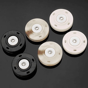 10 Uds. De abrigo cortavientos con botones a presión de resina de alta calidad, botones invisibles redondos, accesorios de botones decorativos para ropa grande