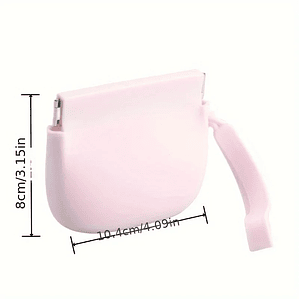 1 bolsa de silicona para aperitivos para perros, bolsa portátil para aperitivos para mascotas, fácil de limpiar e impermeable, práctica bolsa de comida para mascotas para adiestramiento al aire lib